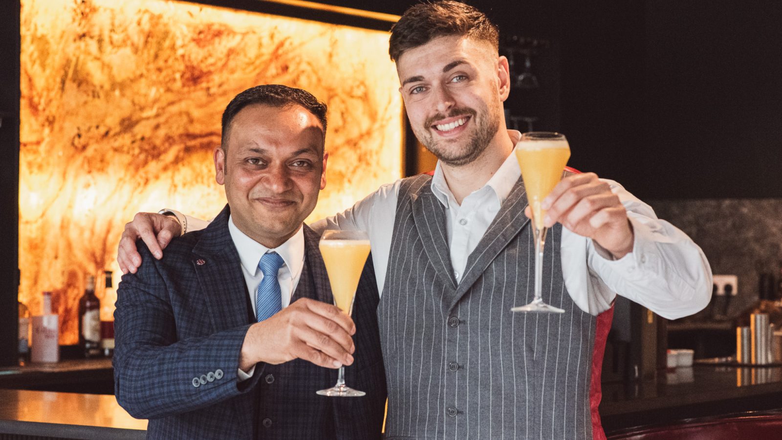 Image credit: Aberdeen Inspired. Parveen Sood (left) and general manager Stefano Spinelli Fusco