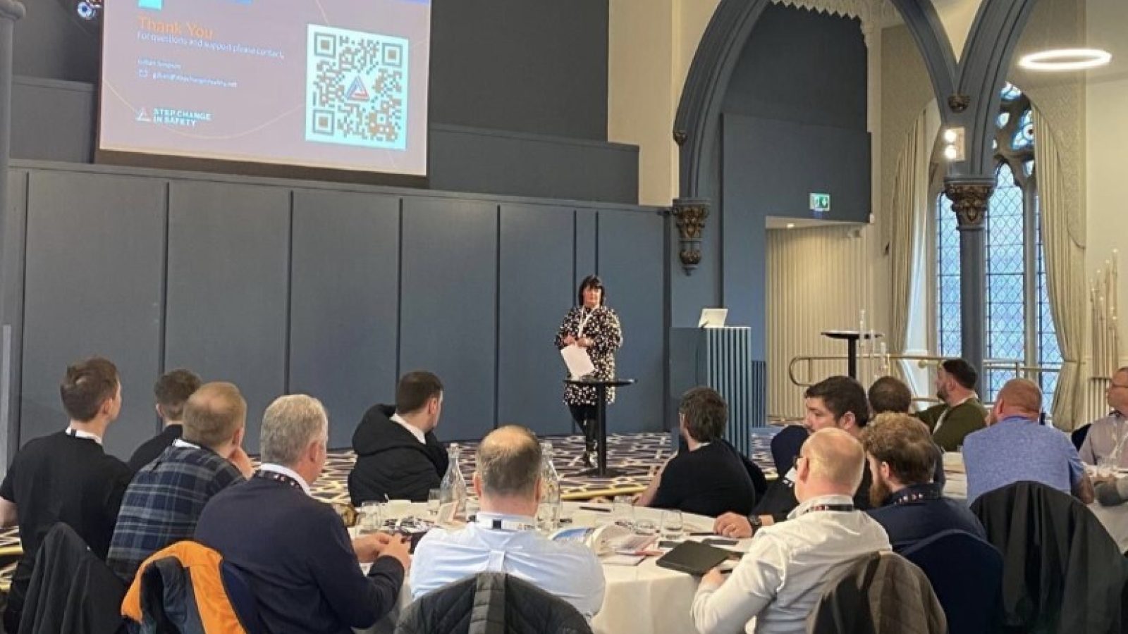 MaryAnn Rae, Relationship Manager at Empirisys, presenting at the SCiS annual Safety Rep Forum