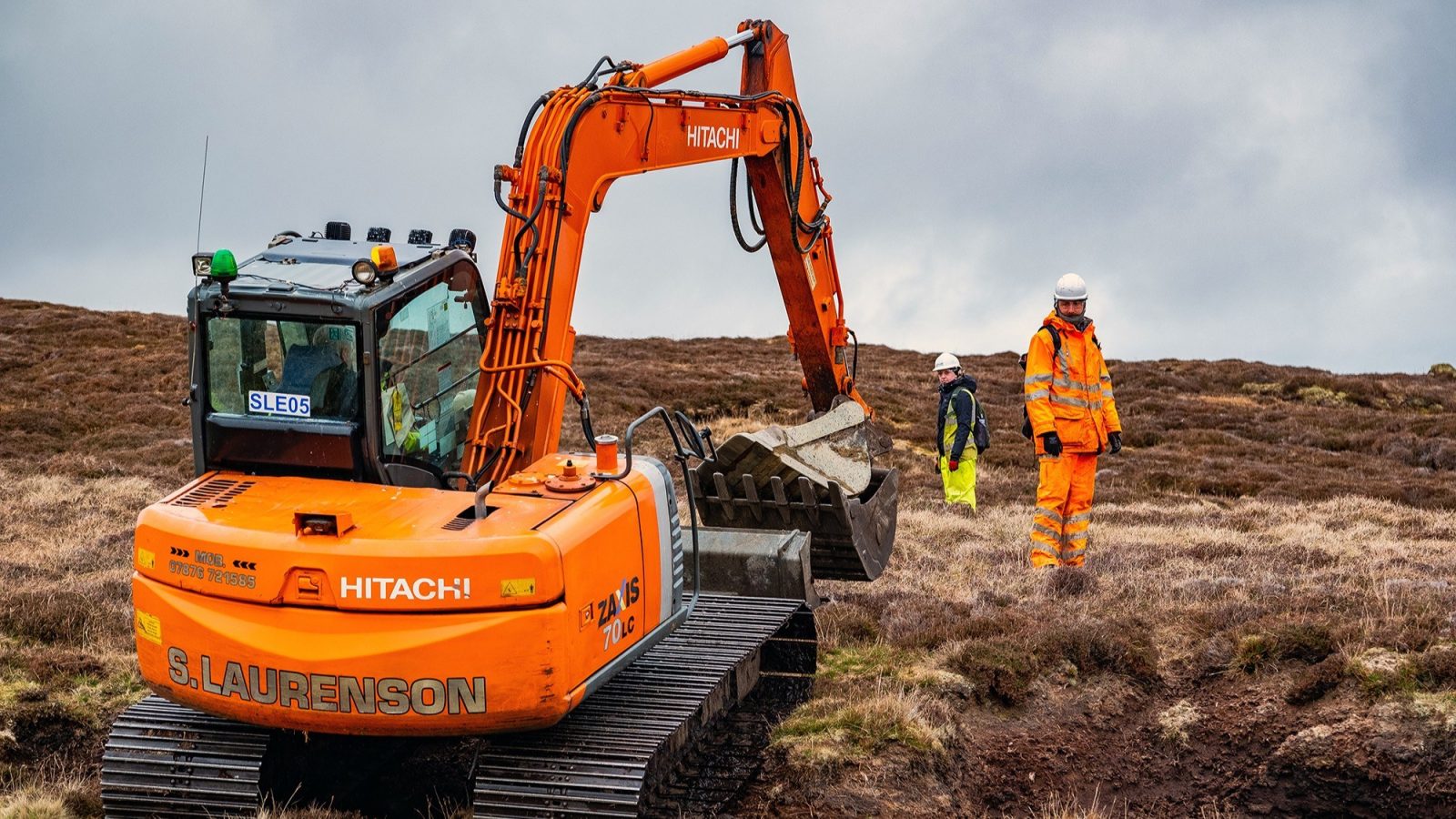 Archive picture of ground investigation works.