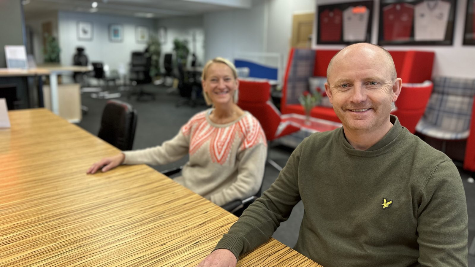 Julie Wood and Mark Turnbull of Greenwell Equipment