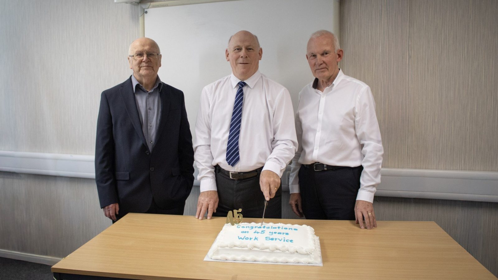Alistair Grant (Director), Iain Garrett (CEO) and George Corbett (Director).