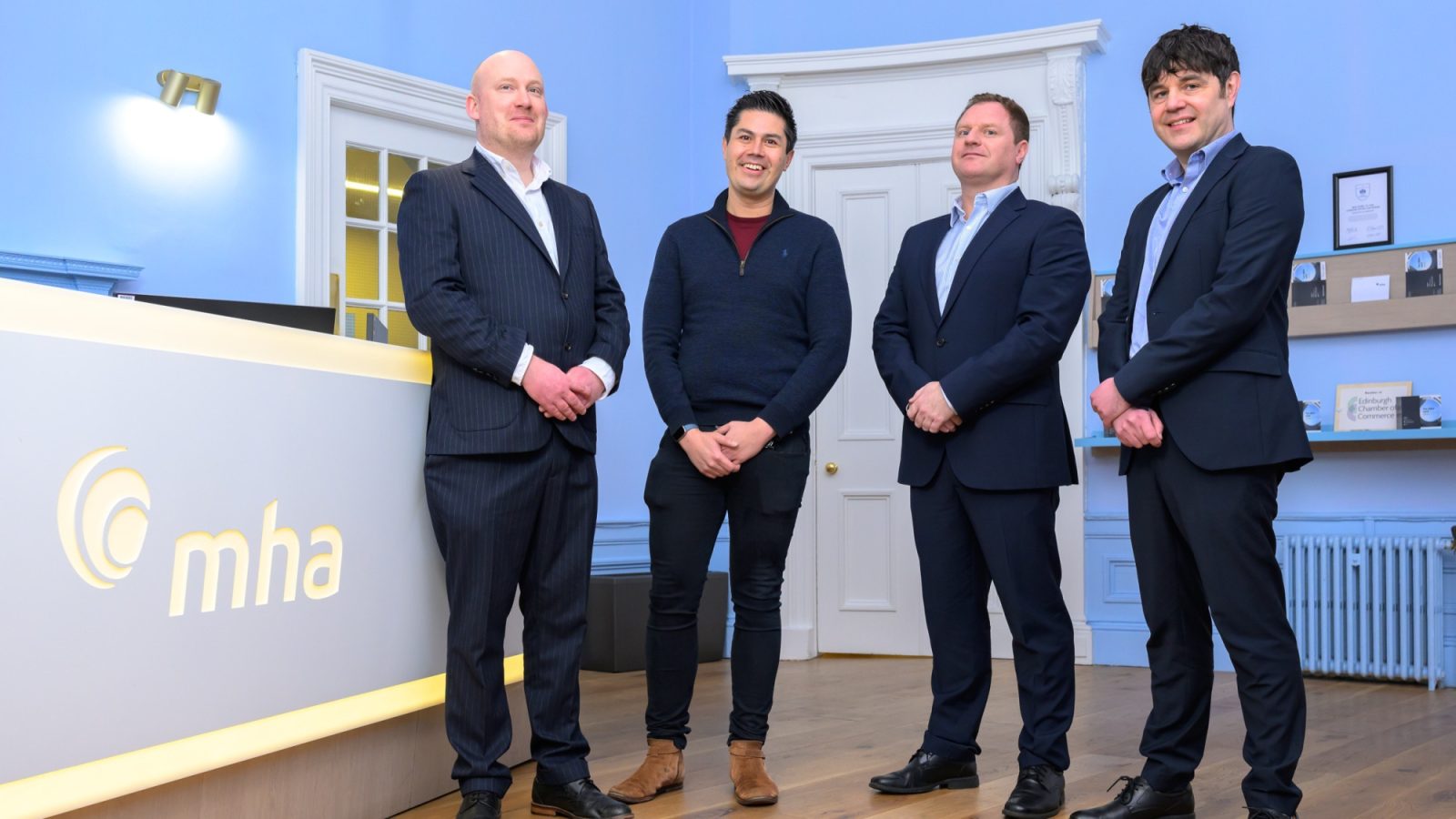 Expertise - from left, Alan Downie, Joshua Williams, Stephen Thom and Allan Smith. Photo credit: Ian Georgeson