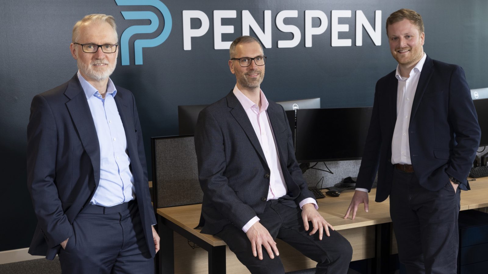 L-R Peter O'Sullivan, CEO, Chris Wood, Director of Asset Integrity - Europe, and Andrew Wynne, Asset Integrity Manager