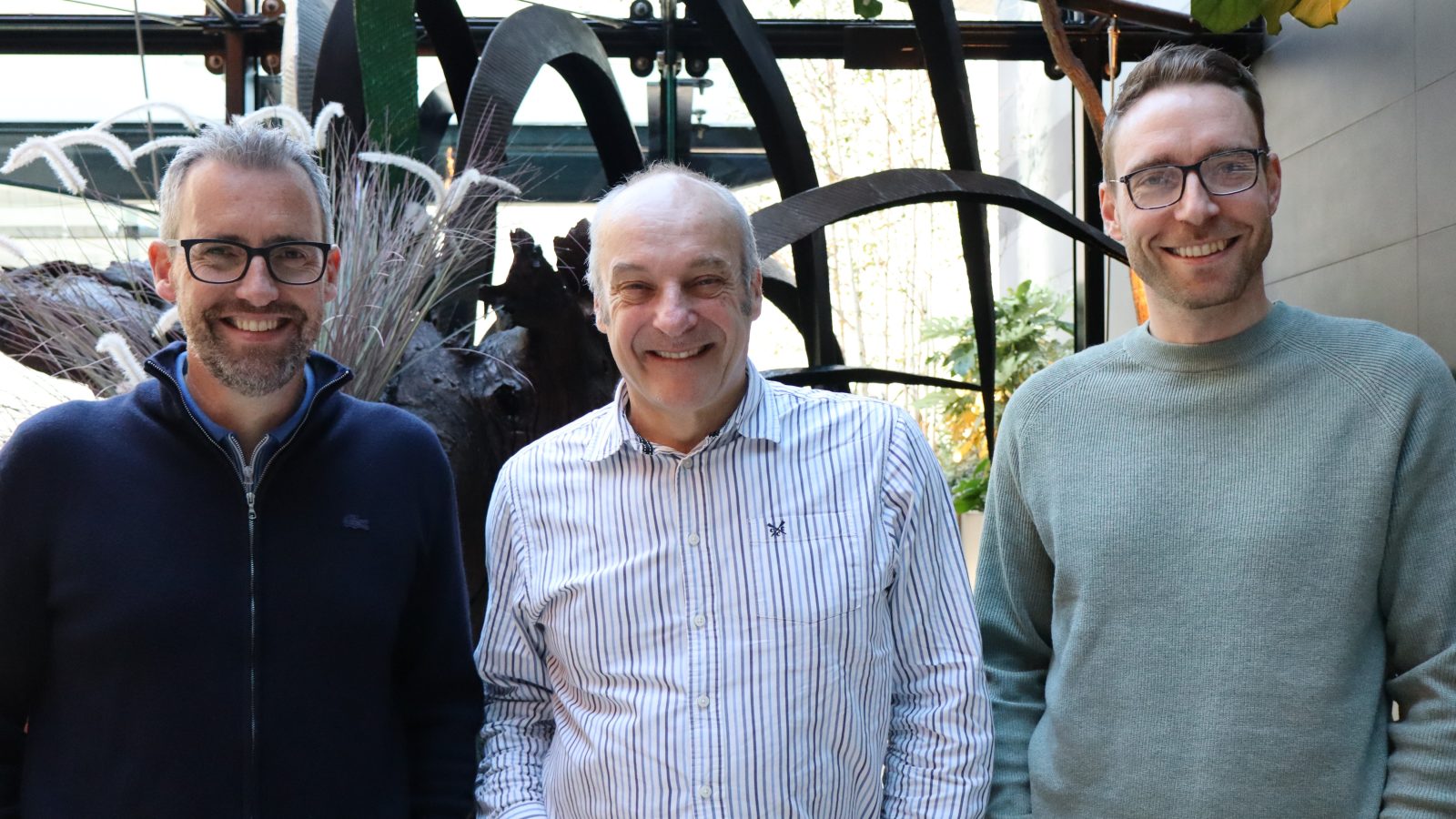 Left to Right: James Parnell, Andy Parker, Adam Maitland.