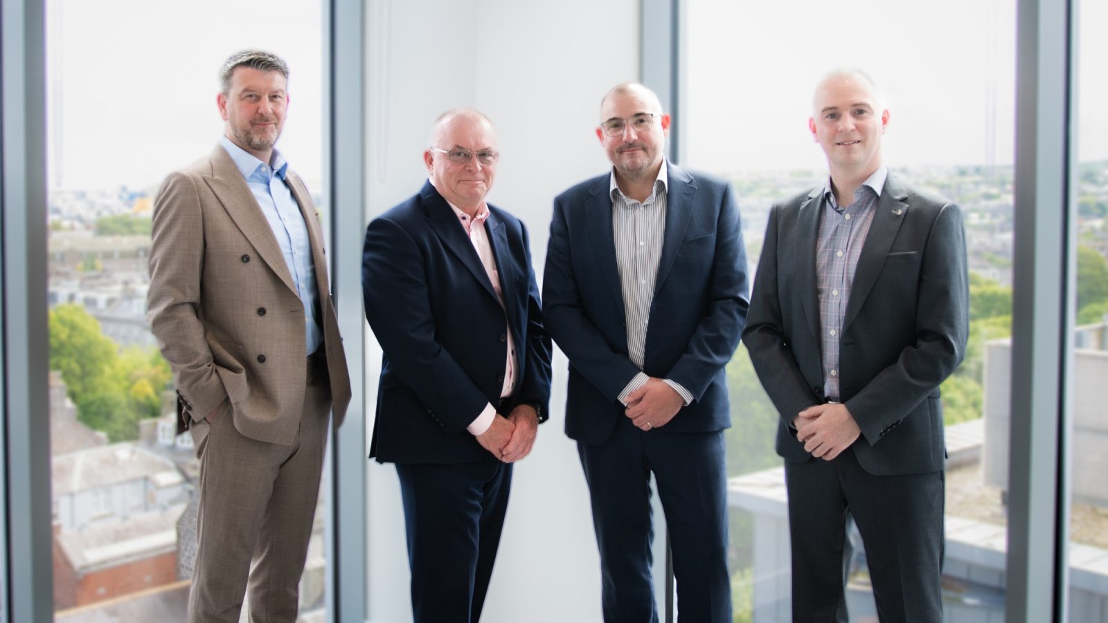 From left, Rob O’Neil, Iain Pirie, Stuart Christie, John Rhodes