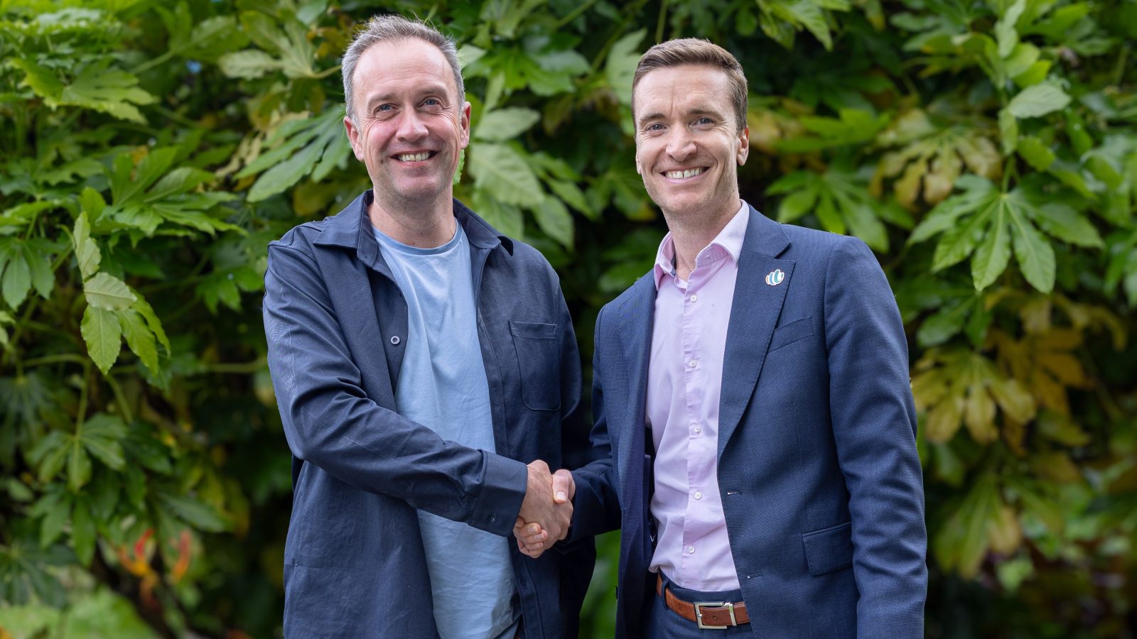 Left to right - Andy Sutherland Founder and Director of Prism Energy and Gordon Farmer Board Director at Global