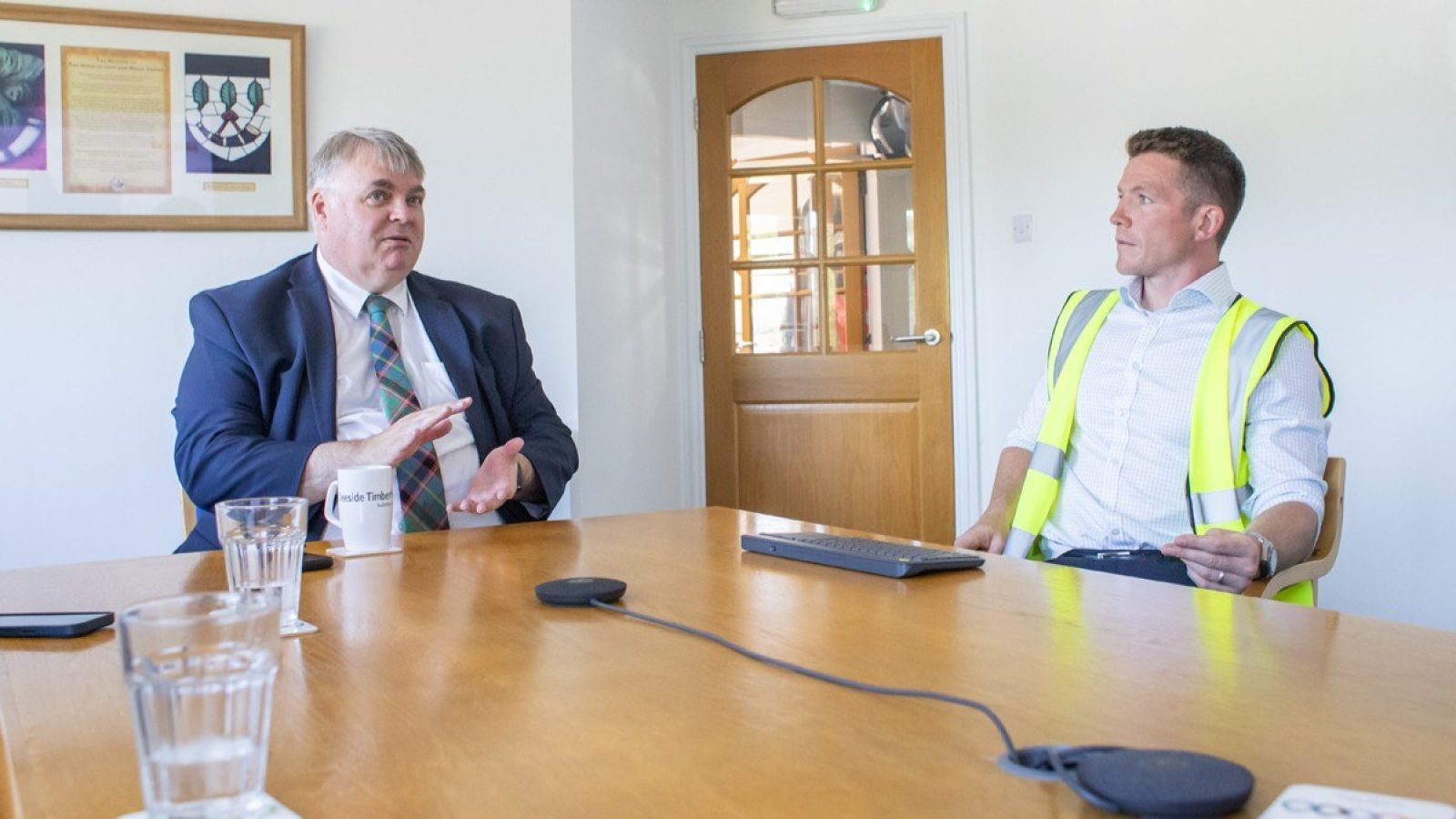 MP Chris Kane and David Crawford