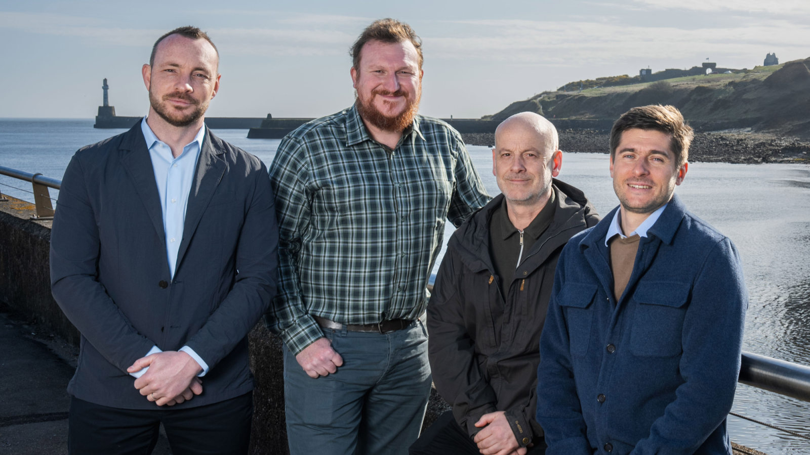 From left, Graeme Hogg, Arran Bastable, Craig Matthew, and Konstantin Nazaruk