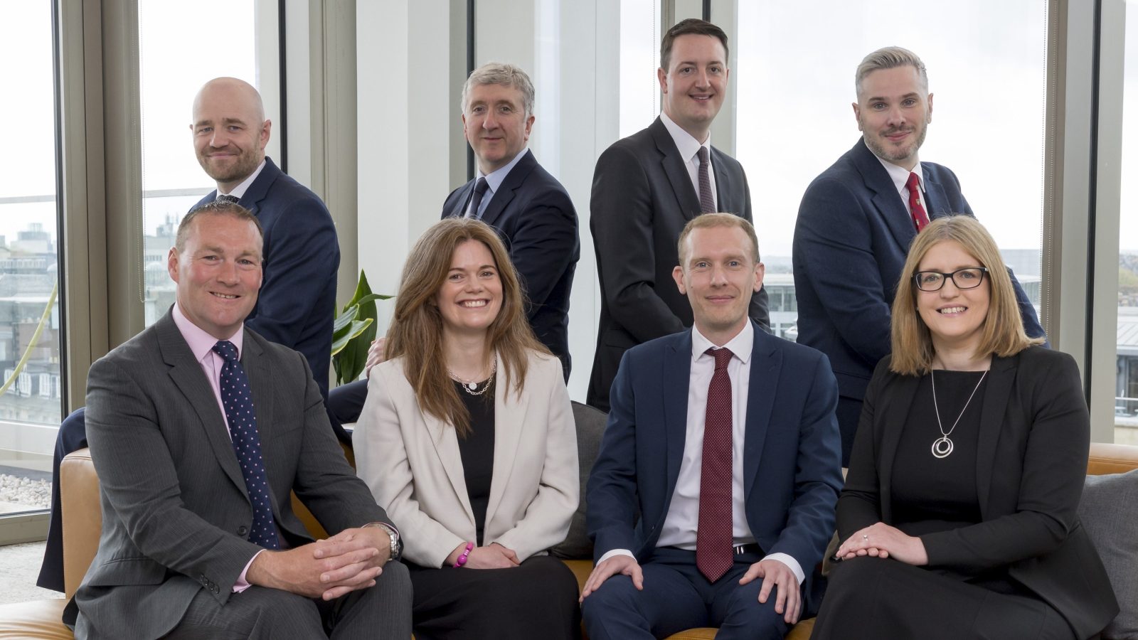 Back L-R: Rory Forbes, Stephen Goldie, David Ford, Garry Sturrock. Front L-R: Jonathan Lee, Jenna Monteith, David Bales, Victoria Varty