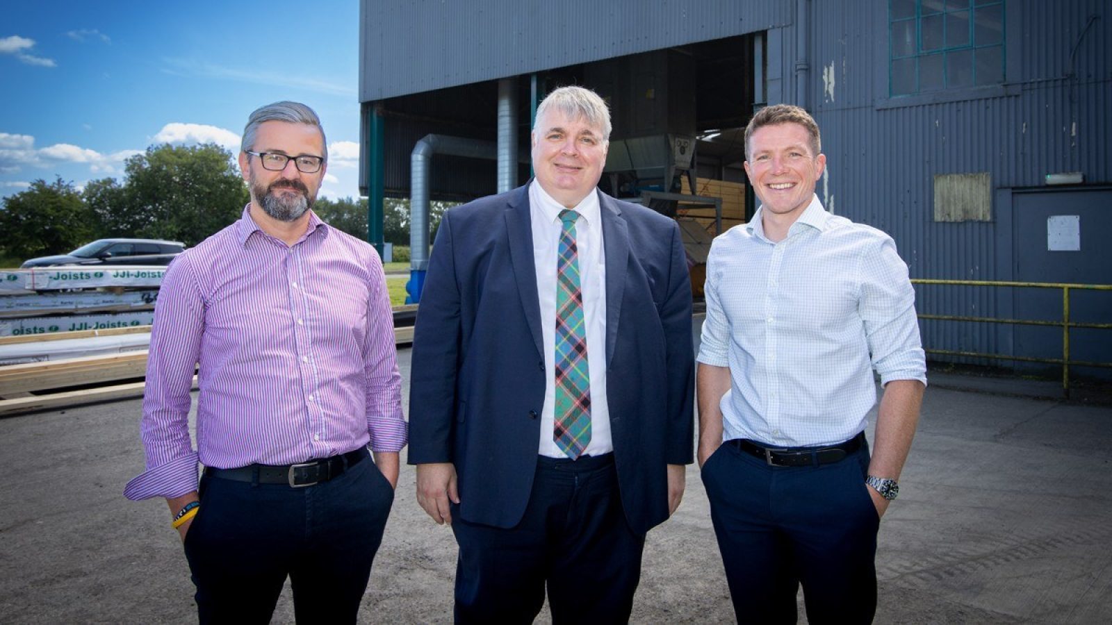 Pictured left to right - Mark Robertson, Chris Kane and David Crawford