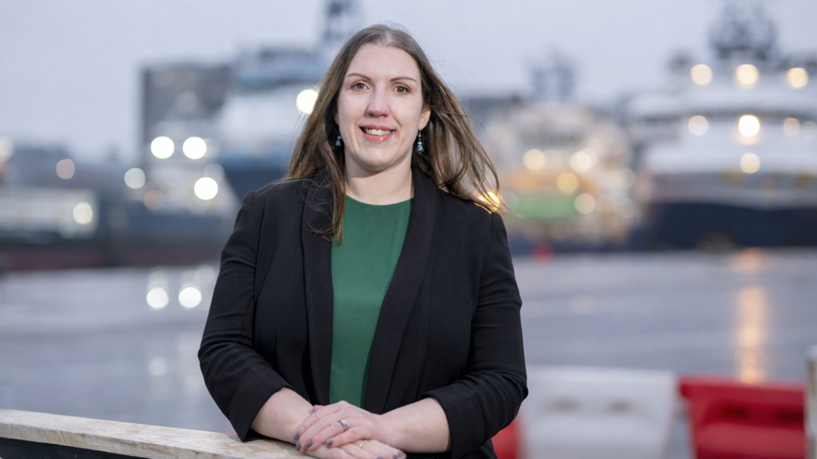 Port of Aberdeen’s new non-executive member, Sarah Downs, pictured at North Harbour.