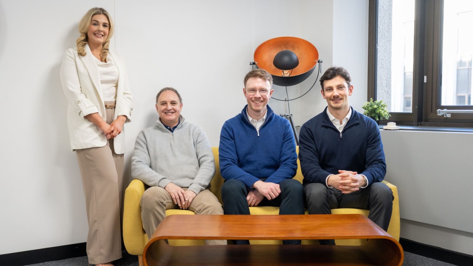 From left, Melanie Clark (Partner), Tom Faichnie (Partner), Sean Gibson (Corporate Finance Manager), Callum Laidlaw (Associate)