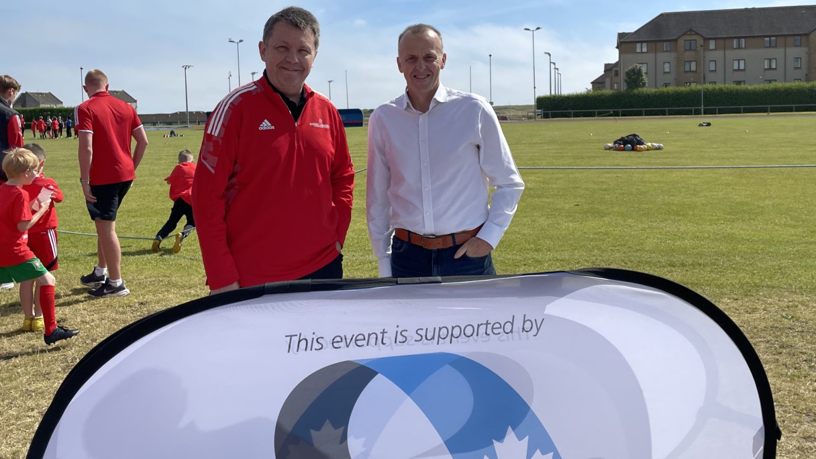 Graeme Burnett, CEO of RAF and Barry Duncan, managing director at CNR International together at ASV