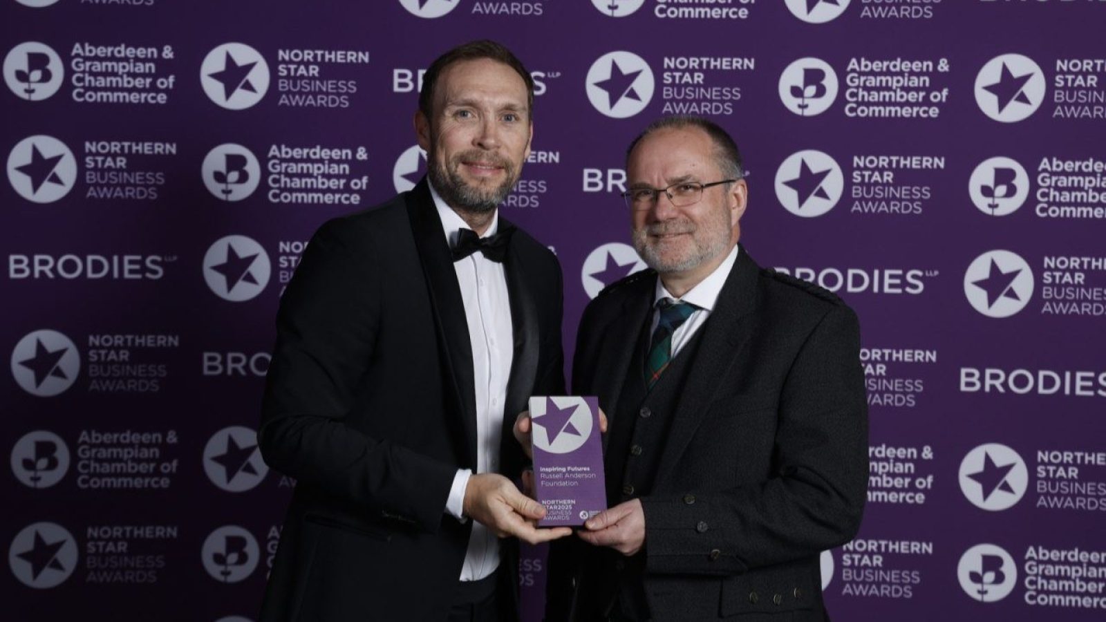 Russell Anderson of the Russell Anderson Foundation and Ed Morrow of Sodexo