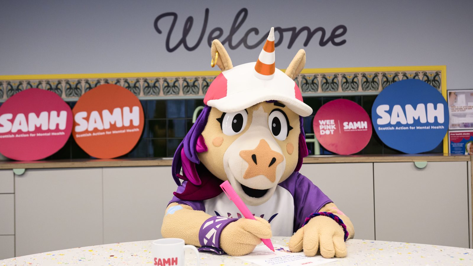 SAMH will deliver mental health training for Glasgow 2026 staff and volunteers while the Wee Nook mobile wellbeing hub supports athletes coaches and Team Scotland