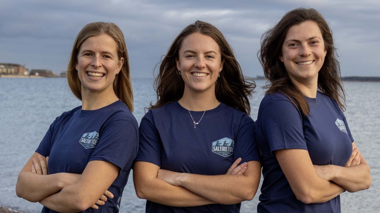 The Saltire Tides team, Ellen Clark, Lauren Wilde-Arnold and Jenna Volpert.