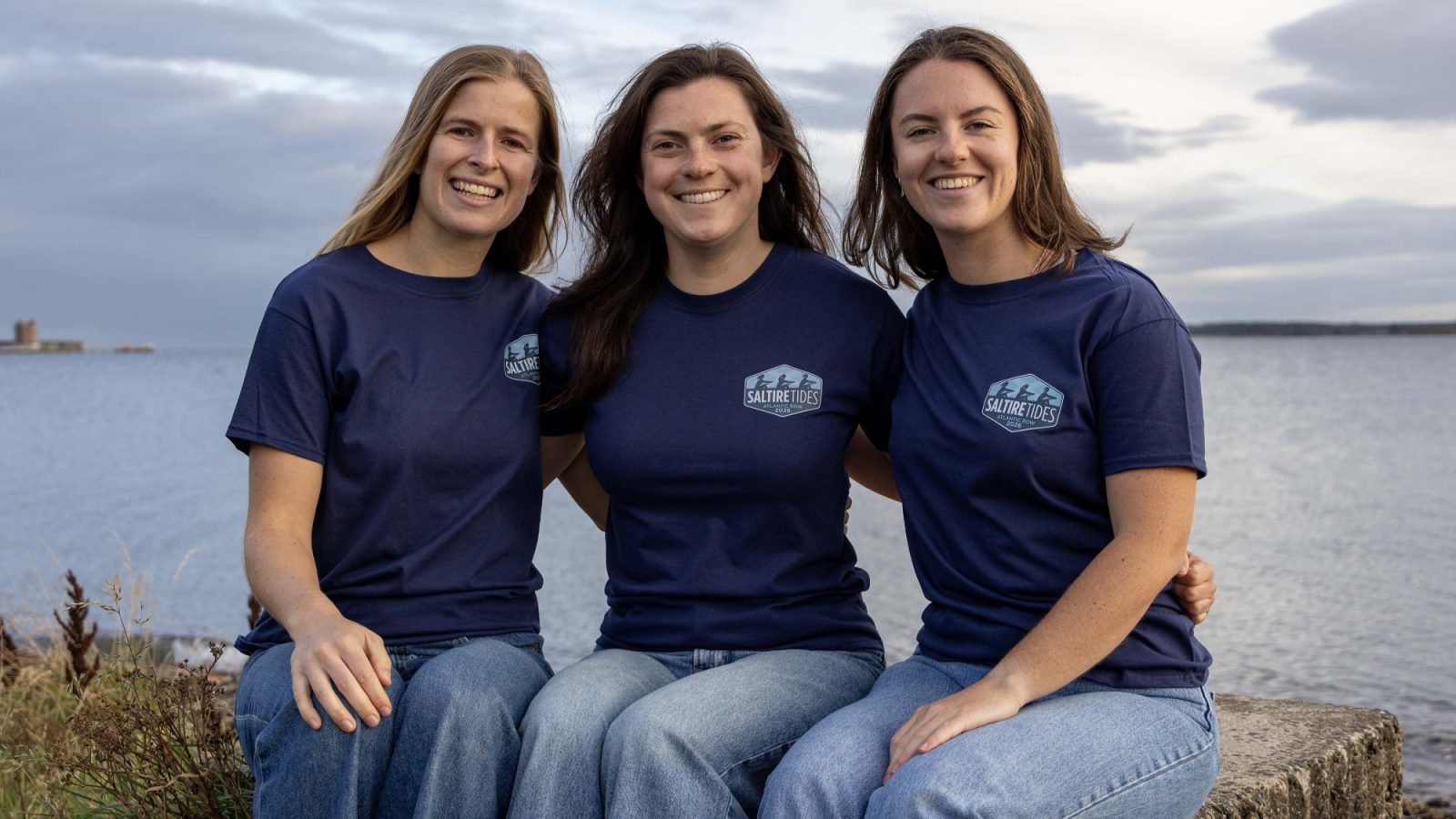 The Saltire Tides team, Ellen Clark, Lauren Wilde-Arnold and Jenna Volpert.