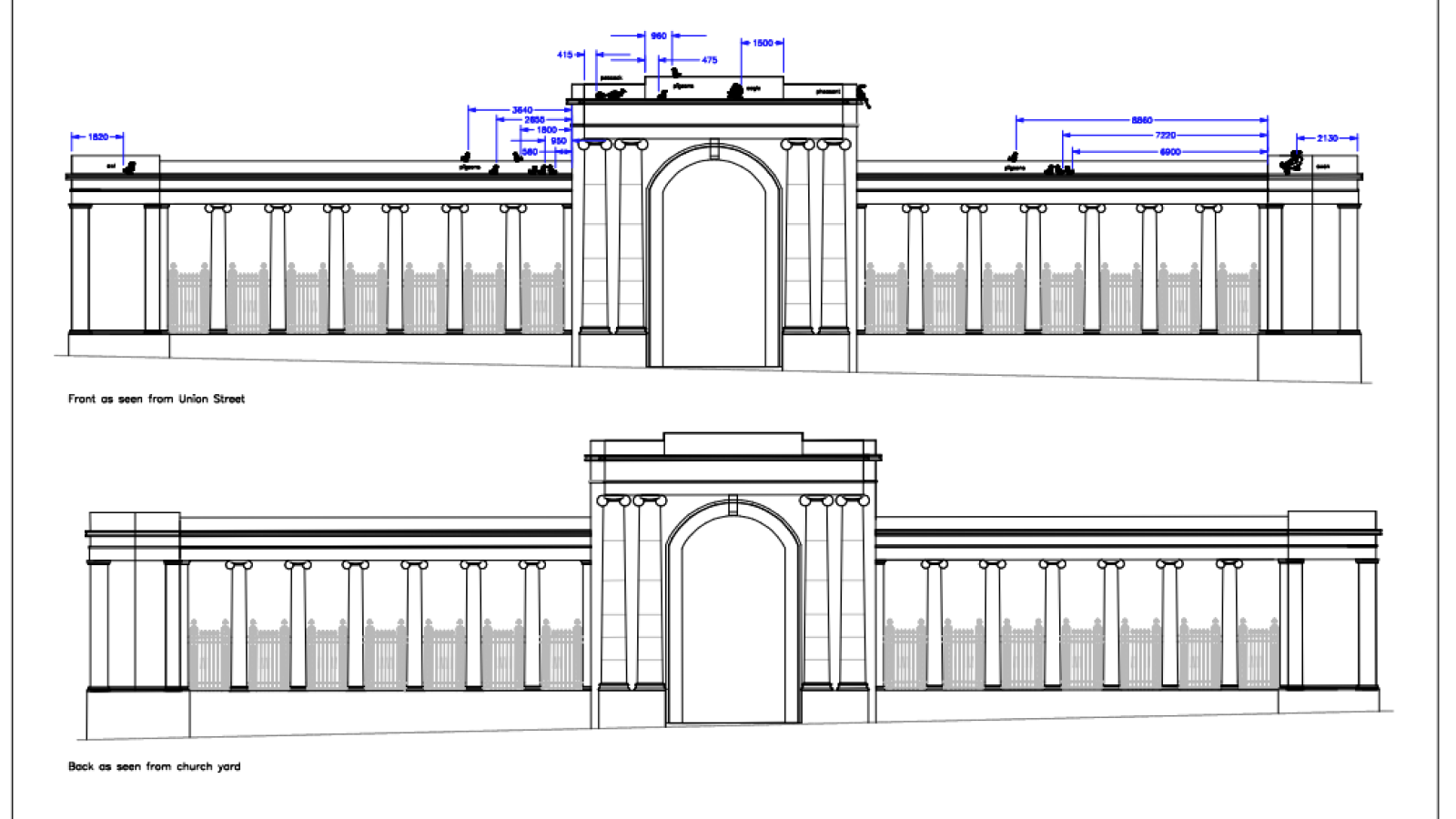 Planning documents show where the birds will be positioned.