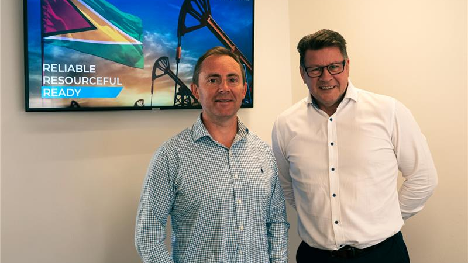 Managing Director - Stephen Taylor and Marine Services Director - Frank Hall