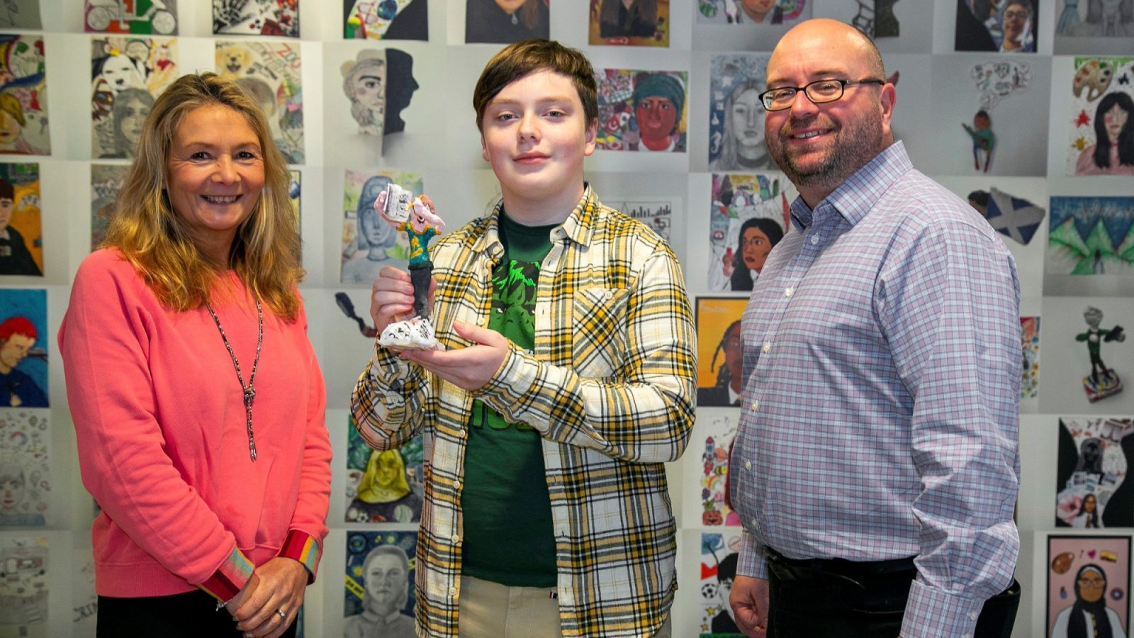 Pupil's inspiring artwork wins art competiton