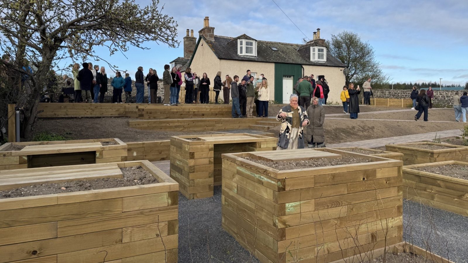 The Barn in Banchory received Year 4 JTPB Fund support to upgrade its community walled garden