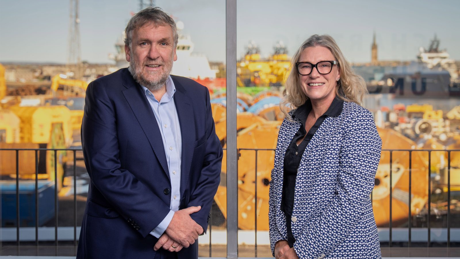 Tom Hutchison and Gillian Martin MSP