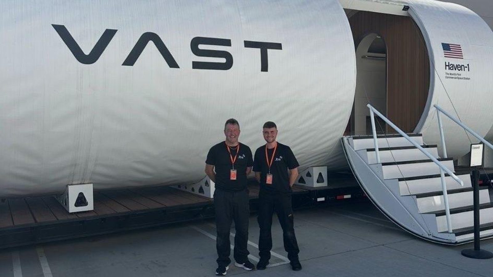 – Arran Geary and Donny Allan - Team Jbs has embarked on a key project for the world’s first commercial space station.