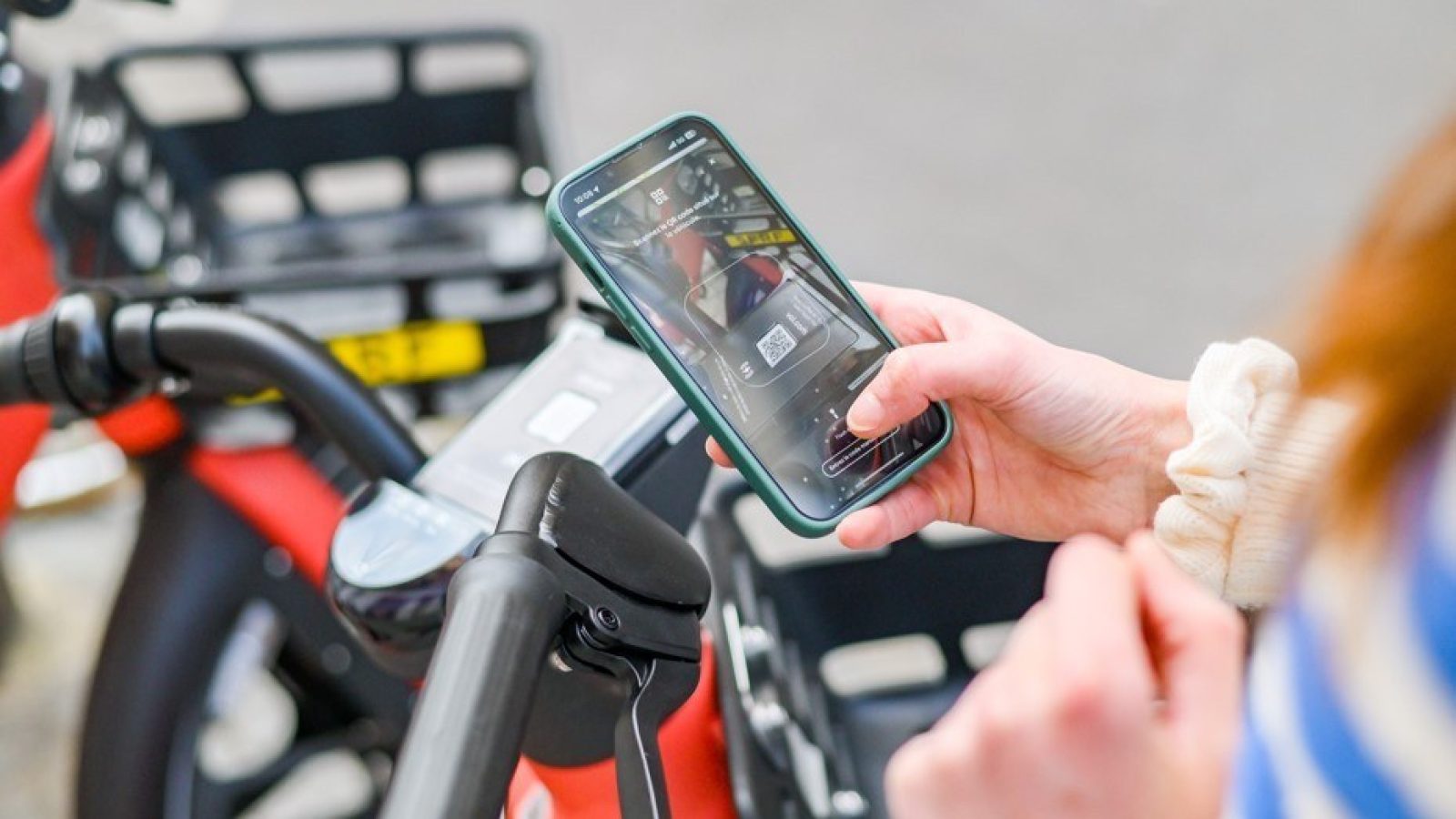 Library images from Voi showing what the ebikes in Aberdeen will look like.
