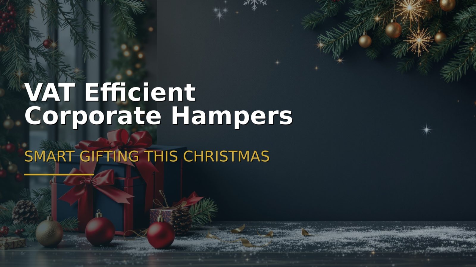 How businesses can give smart this Christmas with VAT-efficient corporate hampers