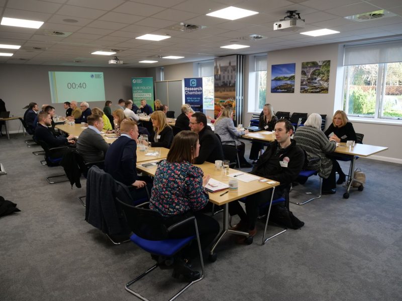 Speed networking event