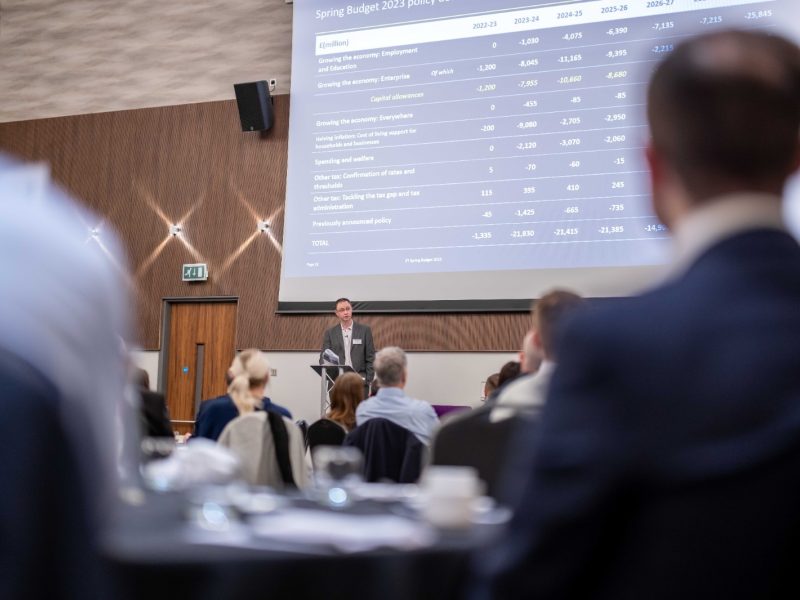 Spring Budget Business Breakfast - Bob Cardno, EY