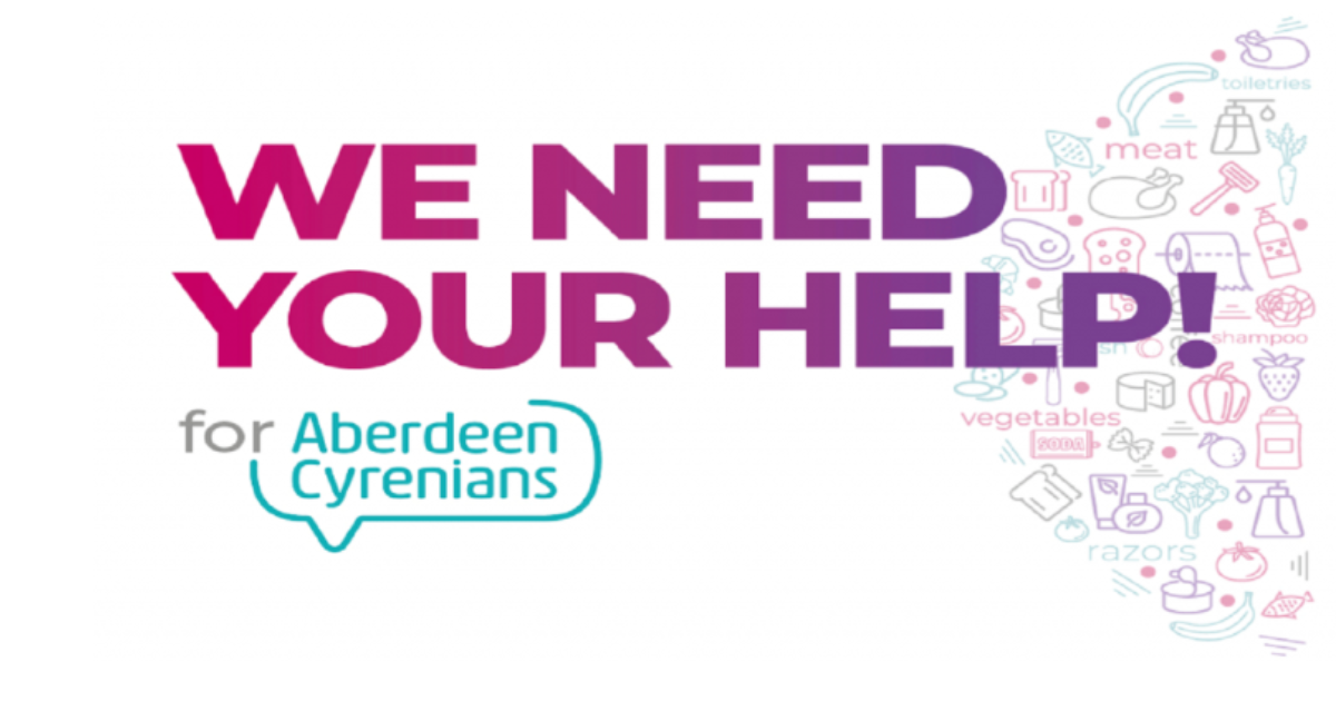 OpenGraph Image for Aberdeen businesses team up for Aberdeen Cyrenians Food Bank appeal