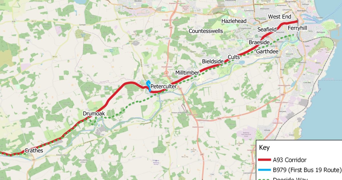 OpenGraph Image for Two public consultations into improving transport connections on the A93 and the A947 start