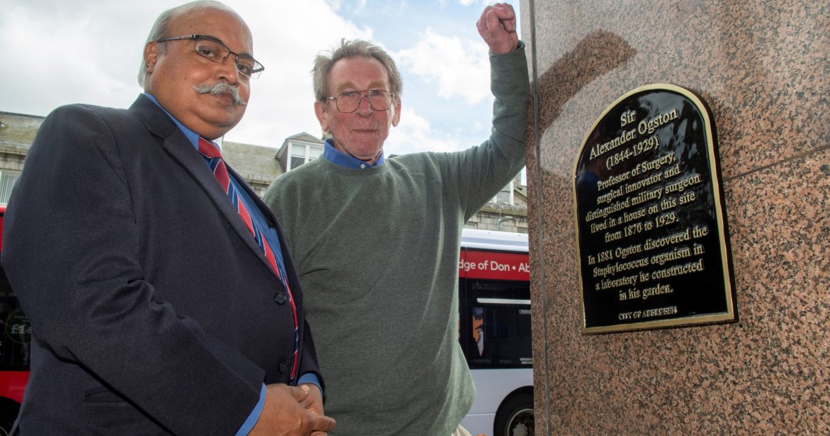 OpenGraph Image for Commemorative plaque for surgical innovator Sir Alexander Ogston unveiled on Union Street