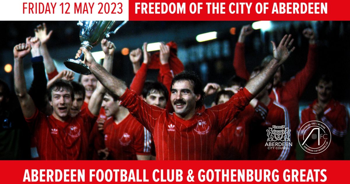 OpenGraph Image for Aberdeen Football Club and the Gothenburg Greats to be awarded the Freedom of Aberdeen