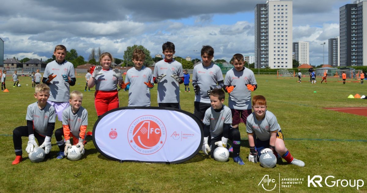 OpenGraph Image for Aberdeen Football Club community trust thanks local company for their sponsorship
