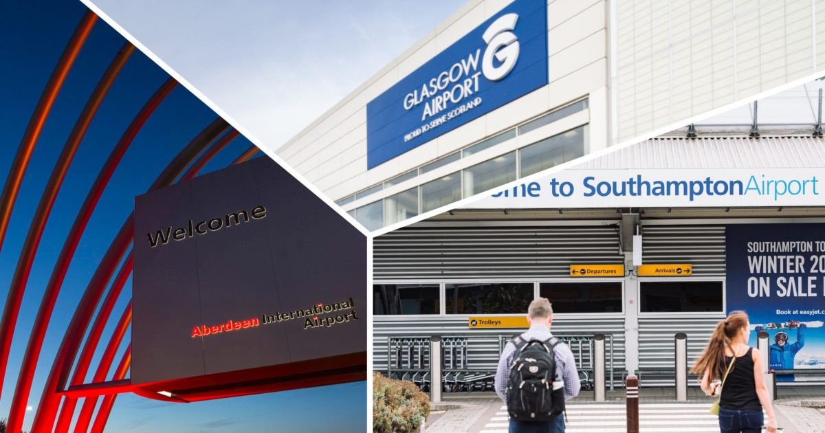 OpenGraph Image for Aberdeen, Glasgow and Southampton ranked in top five UK airports panel by global sustainability organisation GRESB