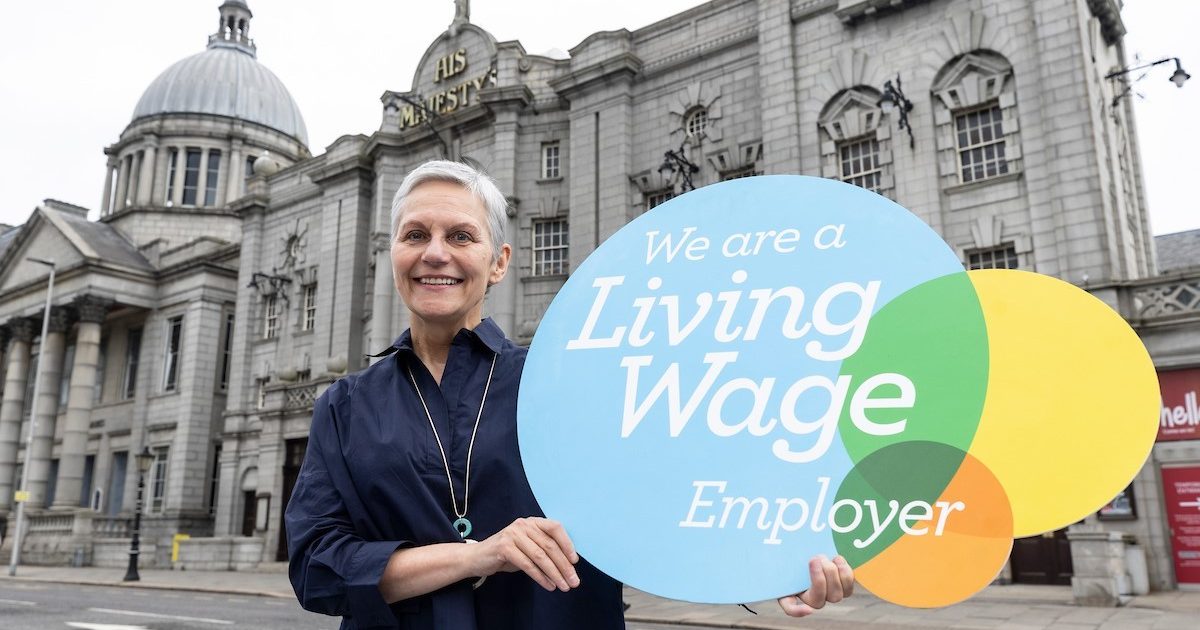 OpenGraph Image for Aberdeen Performing Arts accredited as Living Wage Employer