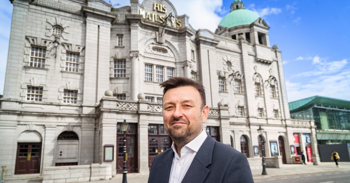 OpenGraph Image for New Chief Executive Andy Eagle takes up post at Aberdeen Performing Arts