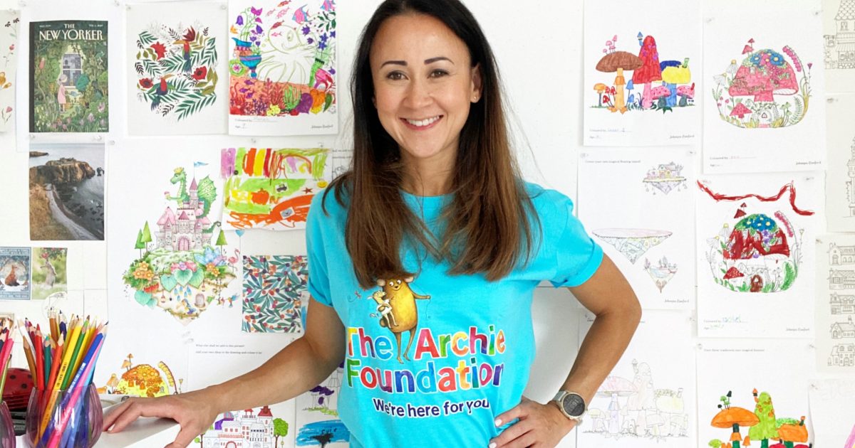 OpenGraph Image for Illustrator Johanna Basford OBE announced to create magical spaces for Children’s Hospital