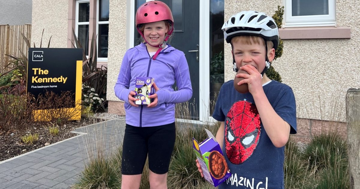 OpenGraph Image for Cults' pupils raise funds for school thanks to Cala Homes' Easter egg hunt