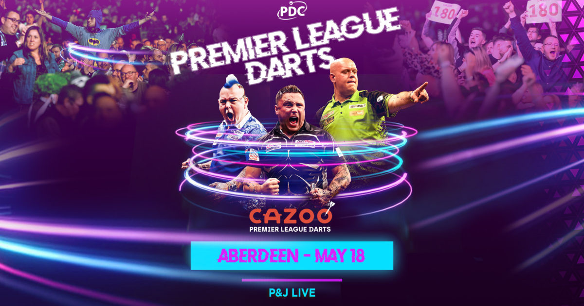 OpenGraph Image for Cazoo Premier League Darts returns to Aberdeen's P&J Live for 2023
