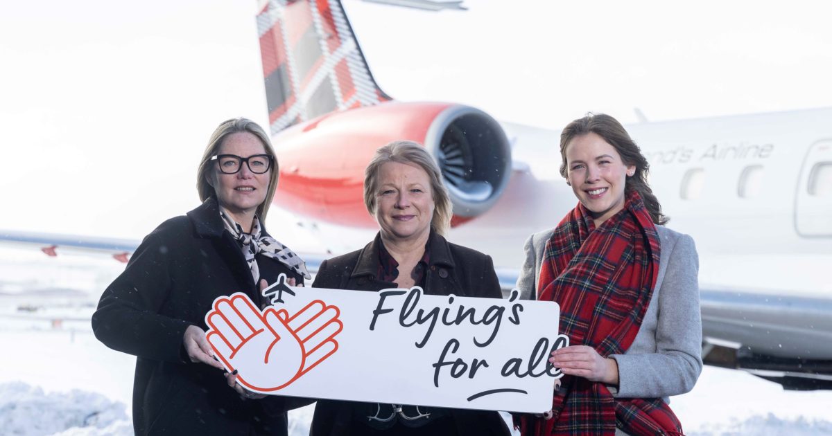 OpenGraph Image for Loganair showcases the women behind its charter flight business for IWD 2023