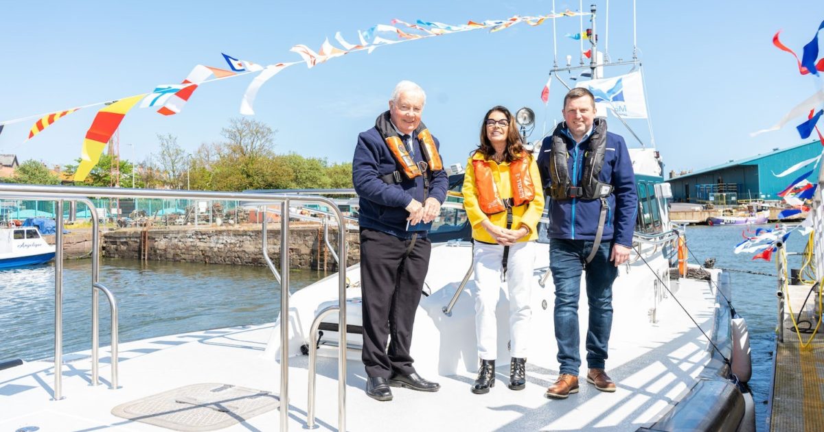OpenGraph Image for Montrose Port christens £800,000 pilot boat with whisky blessing