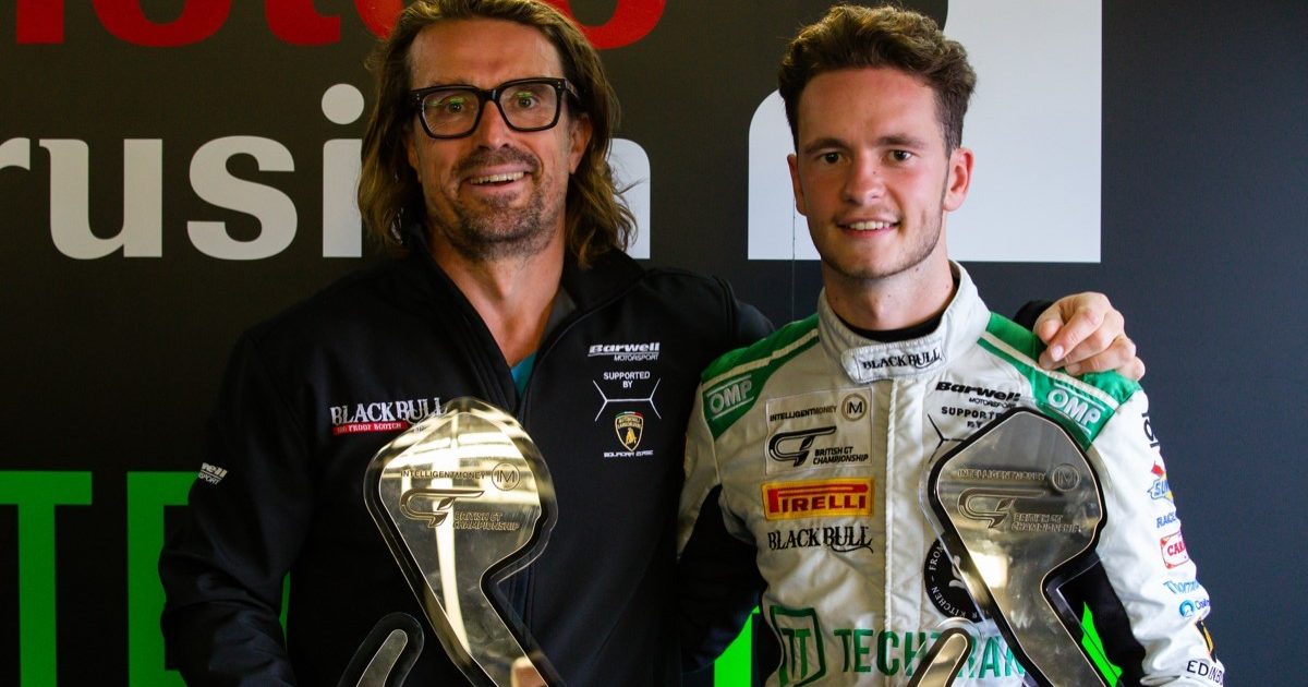 OpenGraph Image for Sandy Mitchell storms to second place at Brands Hatch with Black Bull and Lamborghini