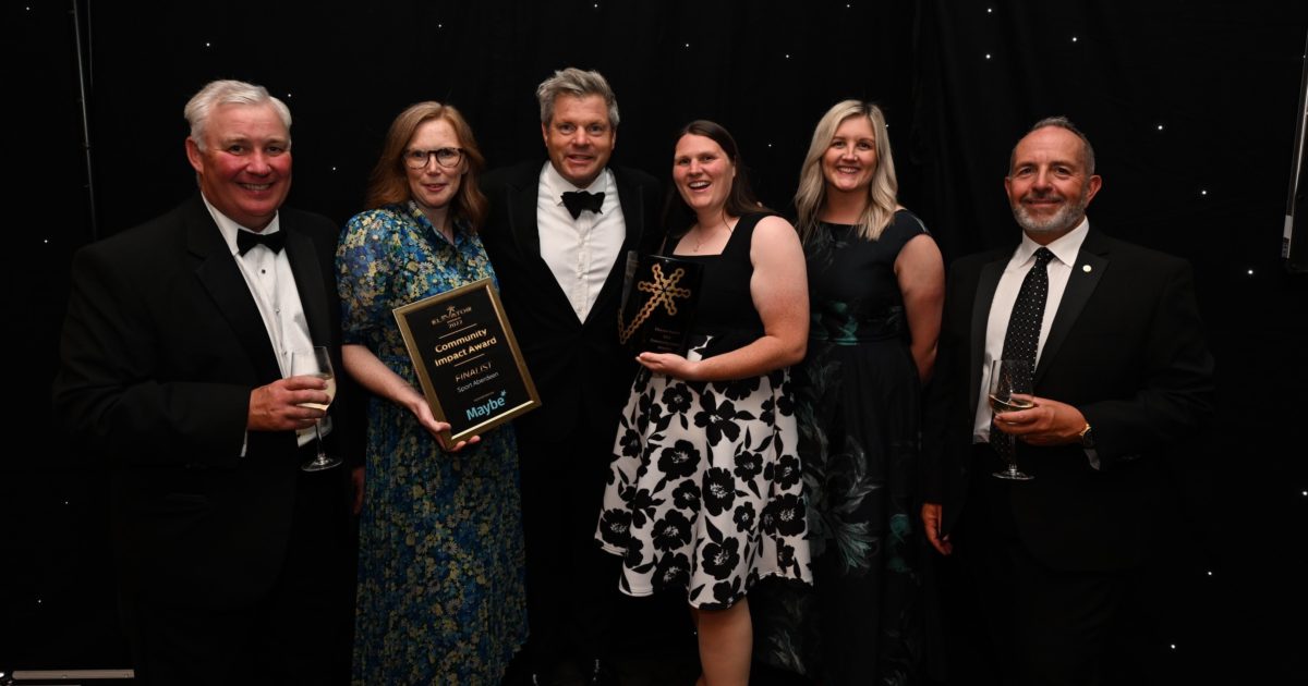 OpenGraph Image for Sport Aberdeen celebrated for Community Impact at Elevator Awards