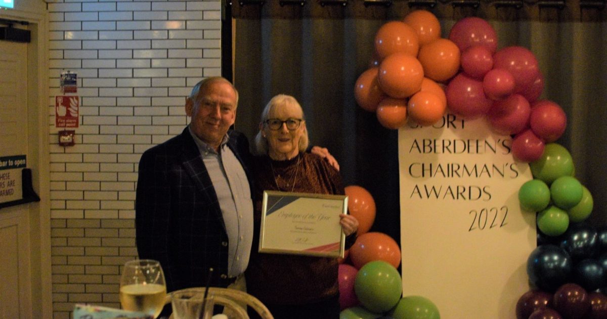 OpenGraph Image for Norma Chalmers crowned Employee of the Year at Sport Aberdeen’s Chairman’s Awards Ceremony