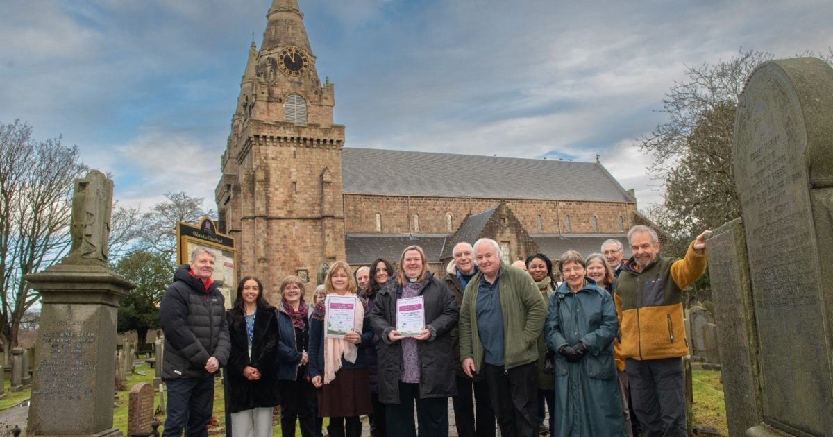 OpenGraph Image for St Machar Kirkyard recieves biodiversity award