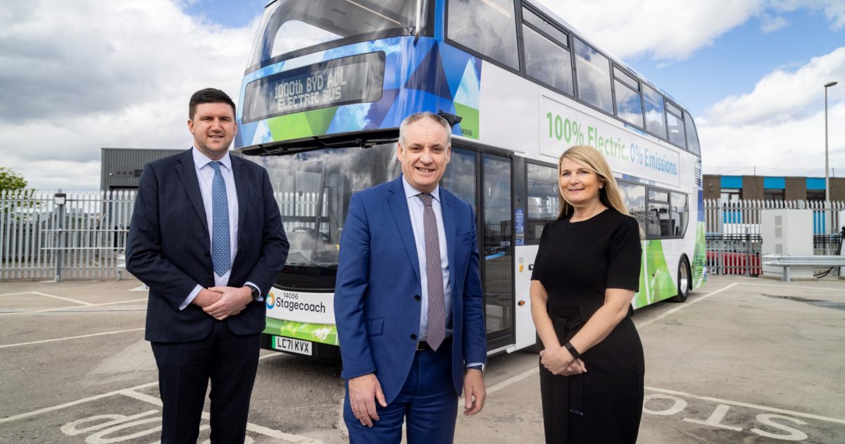 OpenGraph Image for Stagecoach Bluebird welcomes 1000th BYD ADL electric bus to Aberdeen