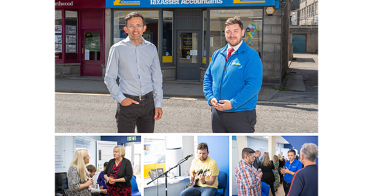 OpenGraph Image for TaxAssist Accountants Inverurie holds shop launch party
